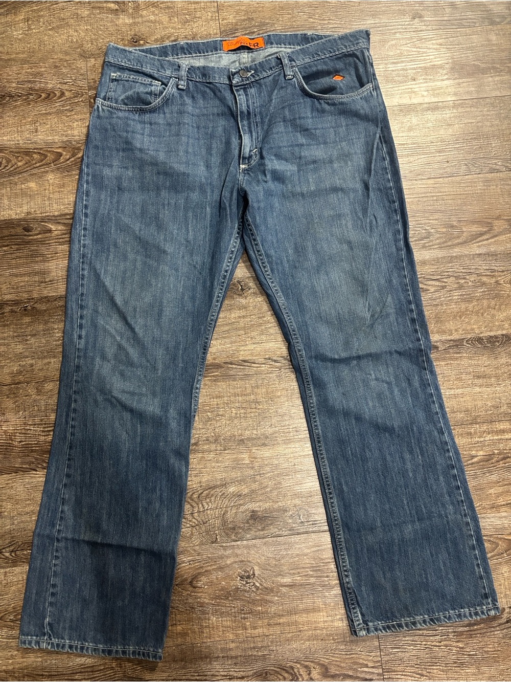 Wrangler20x FR Men's Blue Straight-Leg Jeans